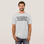 Can you find the mistake? Fun T-Shirt (Front Full)