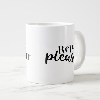 Can you hear me? giant coffee mug