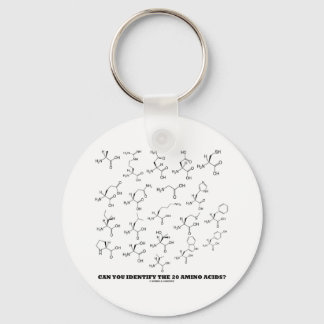 Can You Identify The 20 Amino Acids? (Chemistry) Keychain