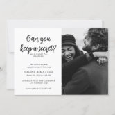 Hand Drawn Surprise Proposal Engagement Party Invitation