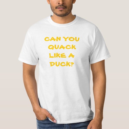 the duck song t shirt