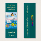 Can You Recognise Animals? bookmark (Front & Back)