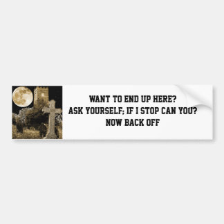 CAN YOU STOP? BUMPER STICKER
