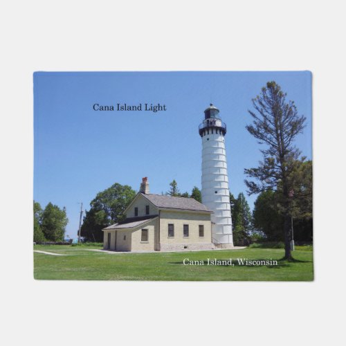 Cana Island Light door mat