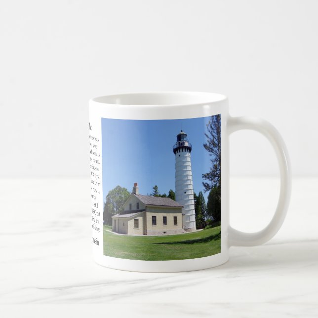 Cana Island Light history mug (Right)
