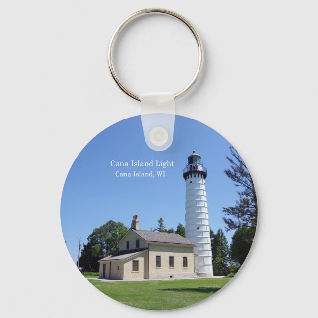 Cana Island Light key chain (Front)