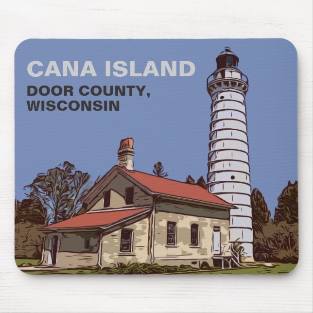 CANA ISLAND LIGHT MOUSE PAD (Front)