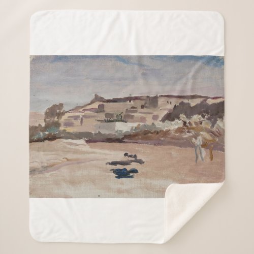 Cana of Galilee From the journey to Palestine Sherpa Blanket