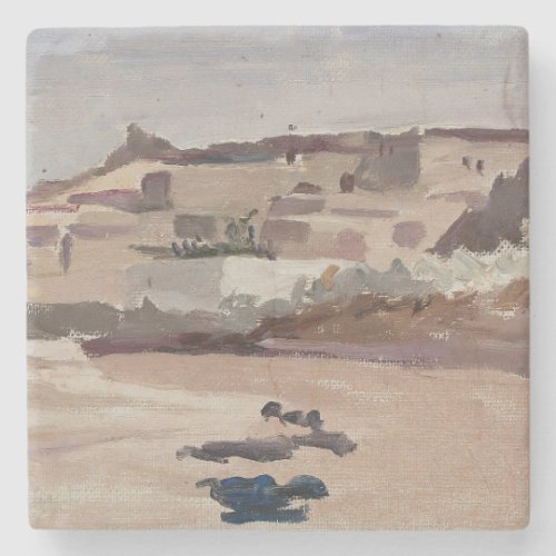 Cana of Galilee From the journey to Palestine Stone Coaster