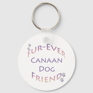 Canaan Dog Furever Keychain