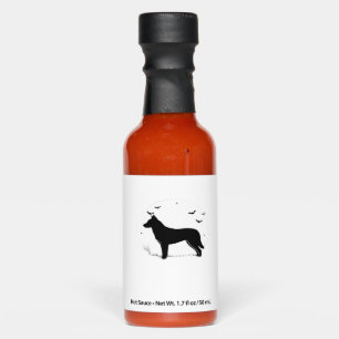 Canaan Dog � Halloween Moon Silhouette Classic T-S Hot Sauces