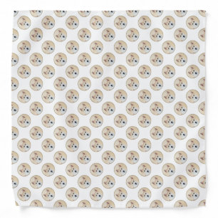Canaan Dog Painting - Cute Original Dog Art Bandana
