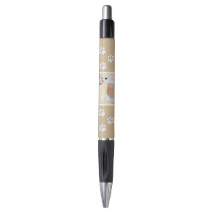 Canaan Dog Painting - Cute Original Dog Art Pen