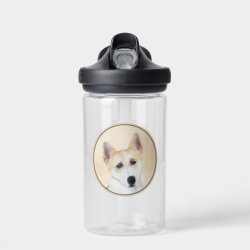 Canaan Dog Painting _ Cute Original Dog Art Water Bottle