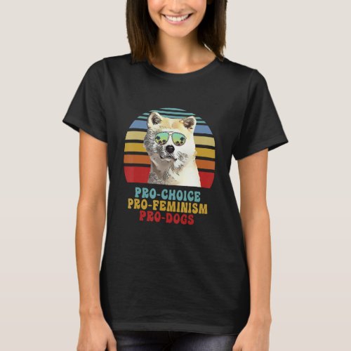 Canaan Dog Pro Choice Pro Feminism Pro Dogs T_Shirt