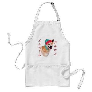 Canaan Dog Santa Paws Adult Apron