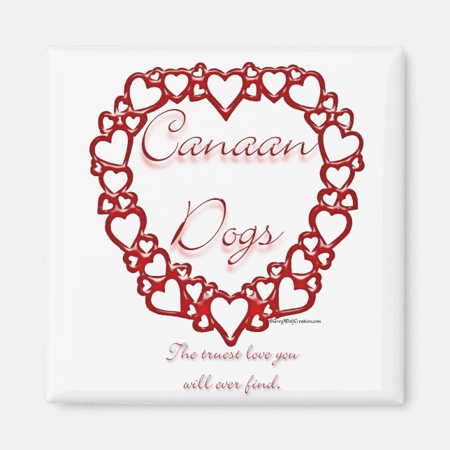 Canaan Dog True Love Magnet (Front)