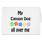 Canaan Dog Walks Design (Front Horizontal)
