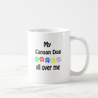 Canaan Dog Walks Design Coffee Mug