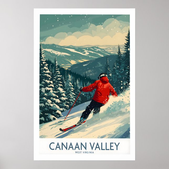 Canaan Valley Ski Print 1 (Front)