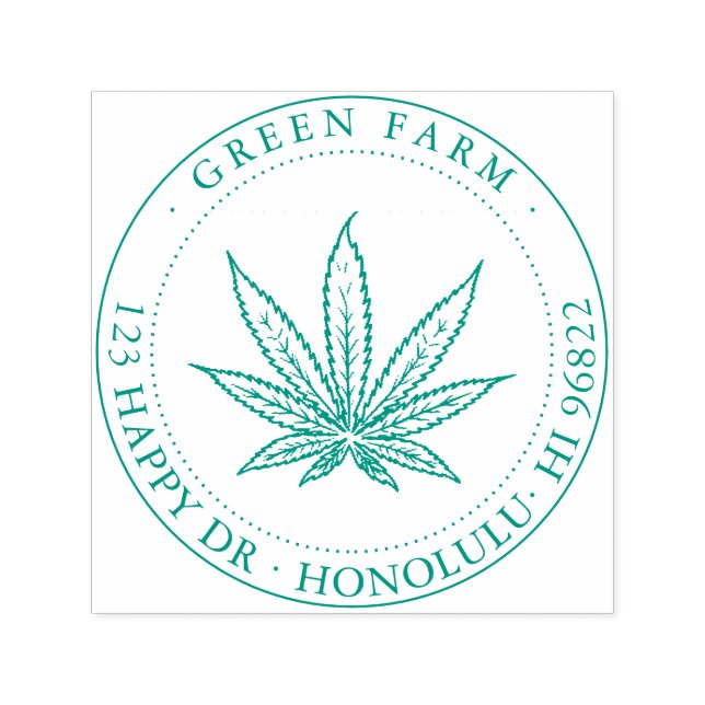 CANABIS See Color Selections Self-inking Stamp (Design)