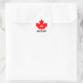 Canada 150 in 2017 maple leaf classic round sticker (Bag)