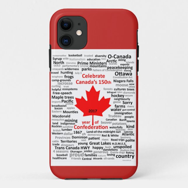 Canada 150 iphone cover (Back)