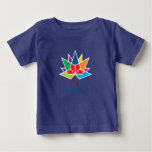 Canada 150 Official Logo - Multicolor And Blue Baby T-shirt at Zazzle