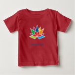 Canada 150 Official Logo - Multicolor And Red Baby T-shirt at Zazzle