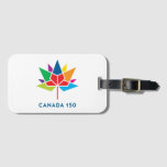 Canada 150 Official Logo - Multicolor Luggage Tag at Zazzle