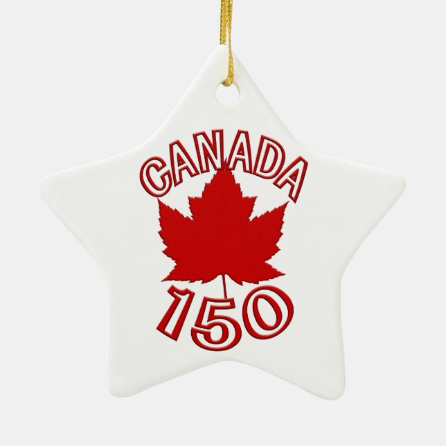 Canada 150 Ornament Personalized Canada Souvenirs (Back)