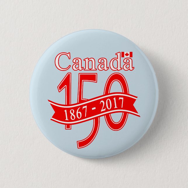 CANADA 150 RIBBON BUTTON (Front)