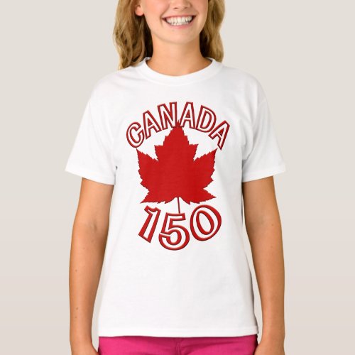 Canada 150  Shirts Kids Canada 150 T_Shirts
