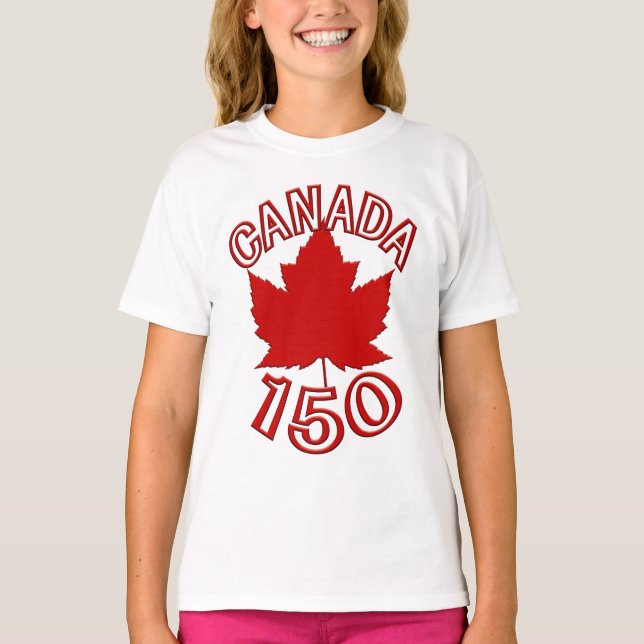 Canada 150  Shirts Kid's Canada 150 T-Shirts (Front)
