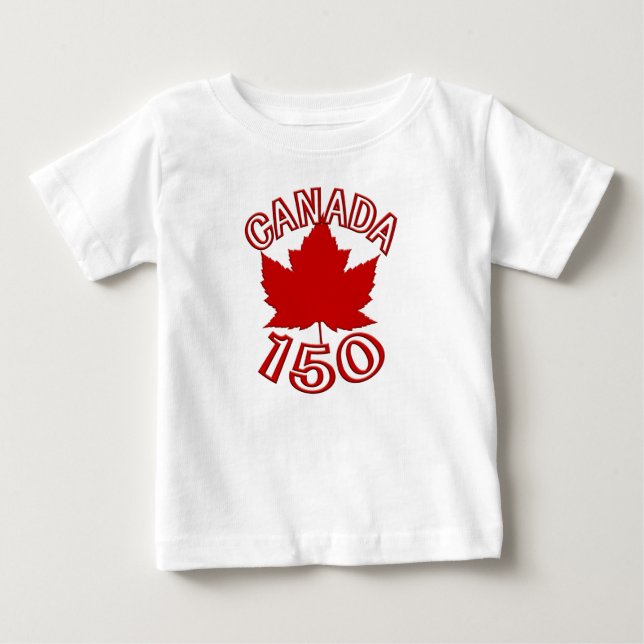Canada 150 T-shirts Canada Souvenir Baby Shirts (Front)