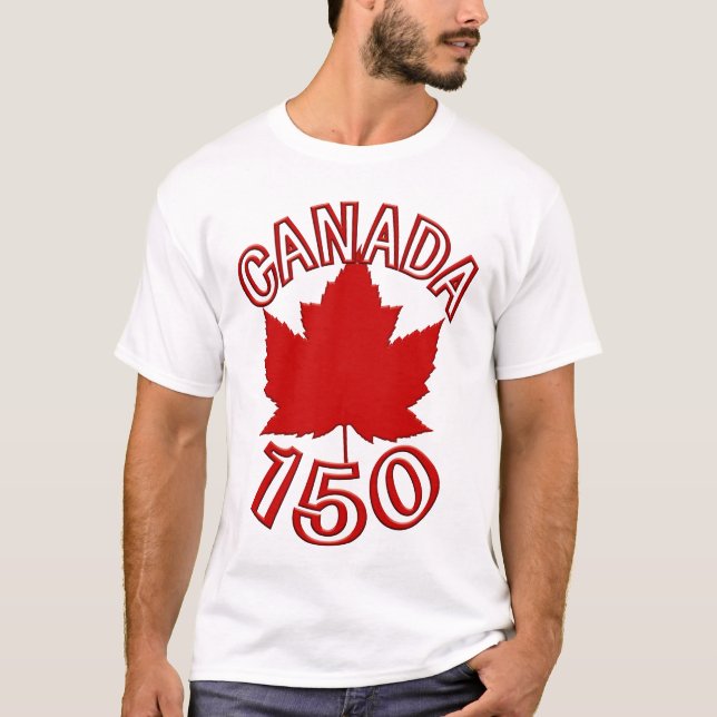 Canada 150 T-shirts Plus Size Canada 150 Shirts (Front)