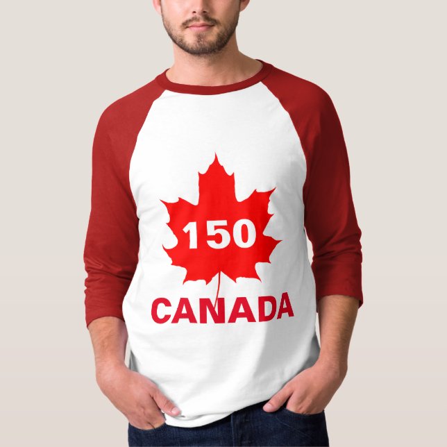 Canada 150 years anniversary one-of-a-kind T-Shirt (Front)