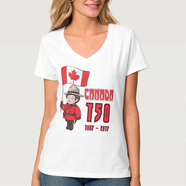 Canada 150 Years Anniversary T-Shirt (Front)