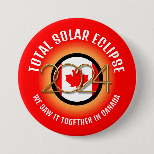 Canada 2024 TOTAL SOLAR ECLIPSE Button