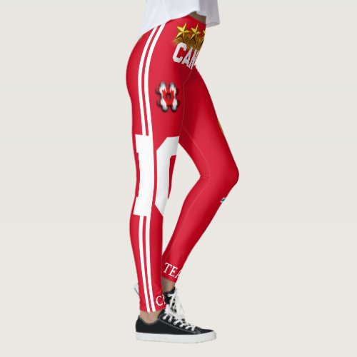 Canada 2026 Global Games: Gold Trophy & Jersey 10  Leggings