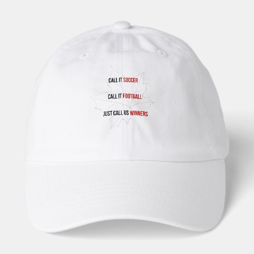 Canada 2026 Soccer Football Winners Hat