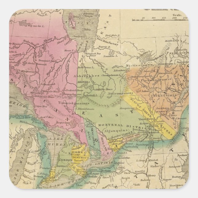 Canada 2 square sticker (Front)