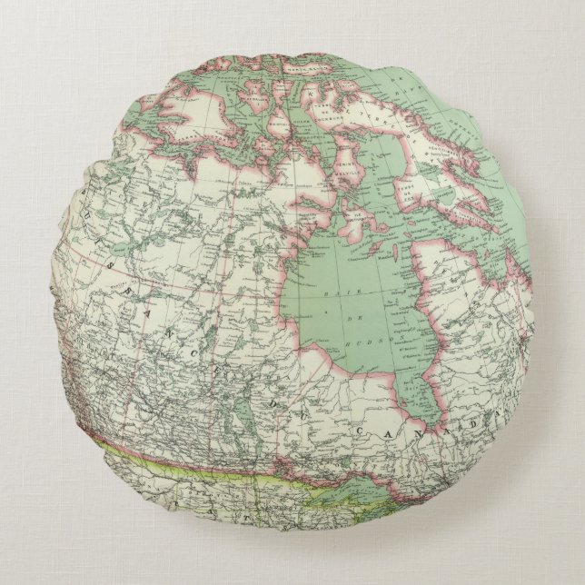 Canada 3 round pillow (Front)