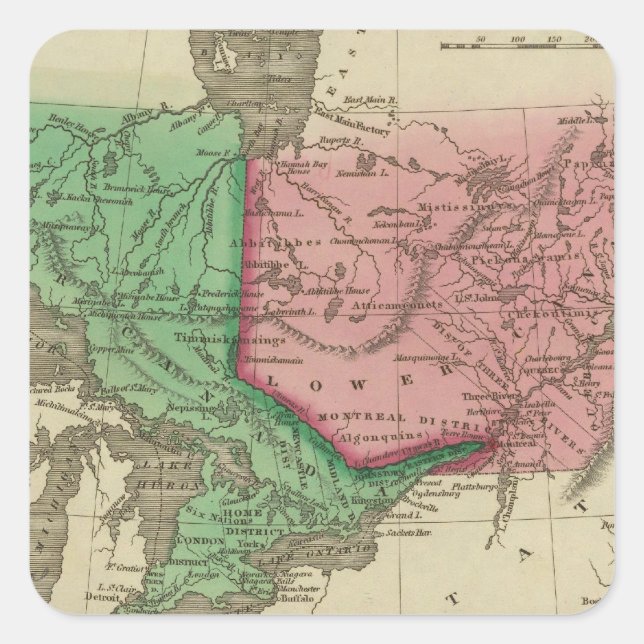 Canada 3 square sticker (Front)