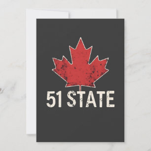 Canada 51st State Trump American and Canadian Flag Announcement