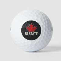 Canada 51st State Trump American and Canadian Flag