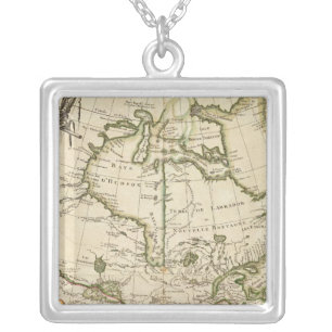 Canada 5 silver plated necklace