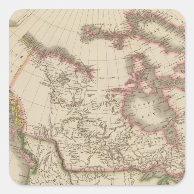 Canada 5 square sticker (Front)
