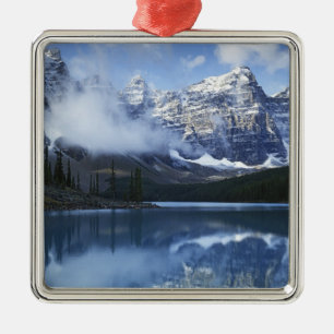 Canada, Alberta, Banff National Park, Lake Metal Ornament