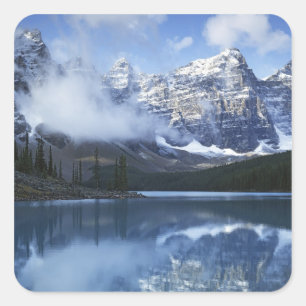 Canada, Alberta, Banff National Park, Lake Square Sticker